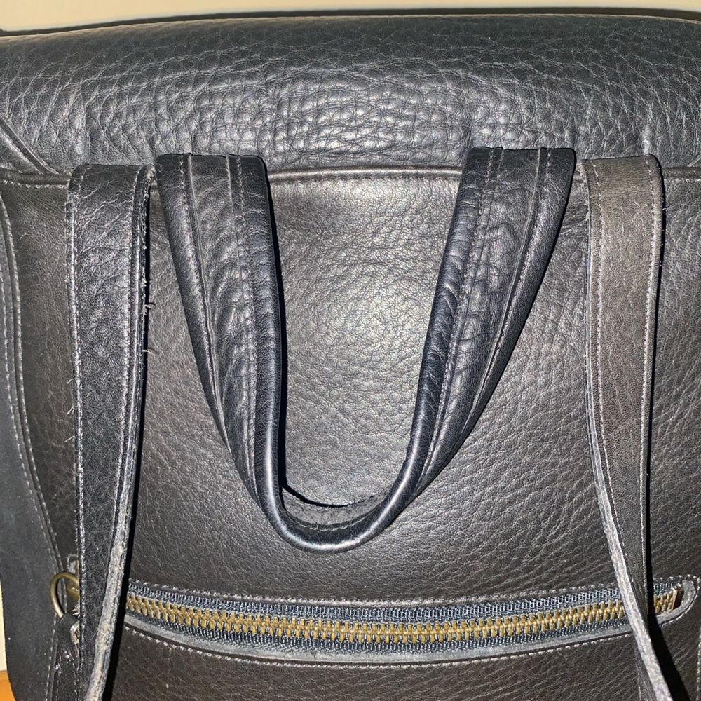 Coach Vintage 1996 Berkeley Convertible Black Suede & Leather Backpack - Picture 12 of 16